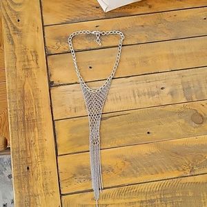 Chain mesh necklace/ Rock, glam, style